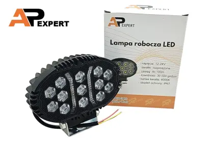 HALOGEN ROBOCZY LAMPA ROBOCZA  LED OWALNY 39W SERIA BLACK