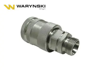 Szybkozłącze hydrauliczne gniazdo M22x1,5 gwint zewnętrzny EURO WIAM22MZ-PP-WARYŃSKI