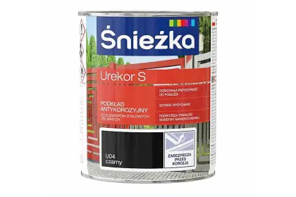 Farba podkładowa Urekor S czarny 0,8L Śnieżka 91021091