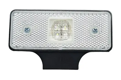 LAMPA OBRYSOWA 2XLED BIAŁA