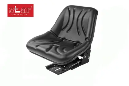 SIEDZENIE UNIWERSALNE PVC PEŁNE KŁADZIONE FOTEL DO CIĄGNIKA AMORTYZOWANE C330 C360 ZETOR MTZ T25 MF TURCJA