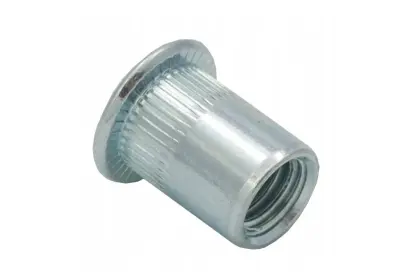Nitonakrętka cylindryczna radełkowana z kołnierzem walcowym M10 (4,0-6,0mm) NN-10-40-60