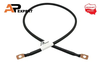 Przewód elektryczny oczko/oczko M10 100cm 25mm2 PL OCZKO/OCZKO M10 100