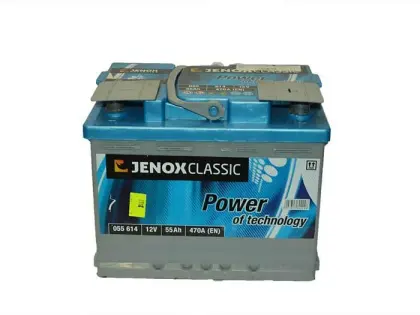 Akumulator 12V 55Ah P+ Jenox 460A 12-55/470AP+J-C
