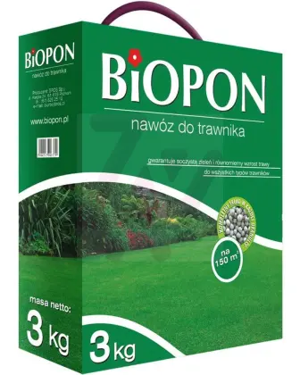 Biopon D/trawnika granulat 3kg BIOPON/TRAWIK3KG
