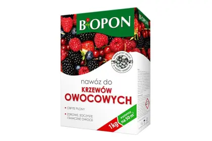 Biopon nawóz do krzewów owocowych 1kg granulat NAWÓZ KRZEW.OWOC