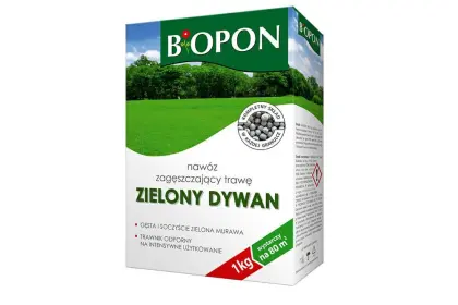 Biopon nawóz do trawnika Zielony Dywan 1kg granulat 1222B