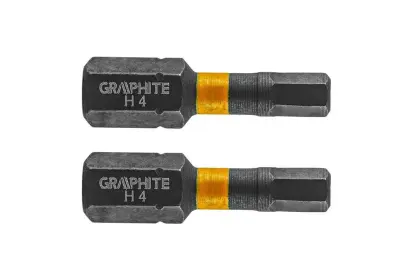 Bity udarowe HEX 4 x 25mm 2szt 56H507