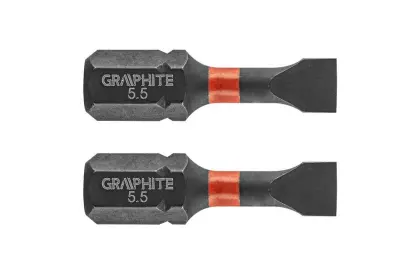 Bity udarowe SL5.5 x 25 mm 2 szt. GRAPHITE 56H510