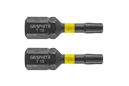 Bity udarowe TX15 x 25 mm 2 szt. GRAPHITE 56H512