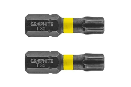 Bity udarowe TX30 x 25mm 2szt GRAPHITE 56H516