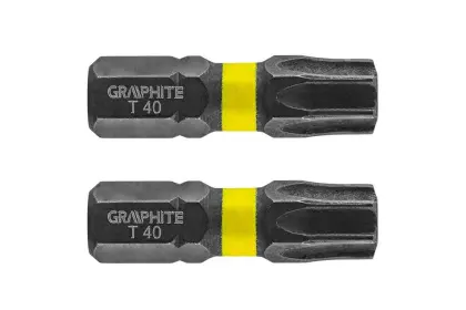 Bity udarowe TX40 x 25 mm 2 szt. GRAPHITE 56H517