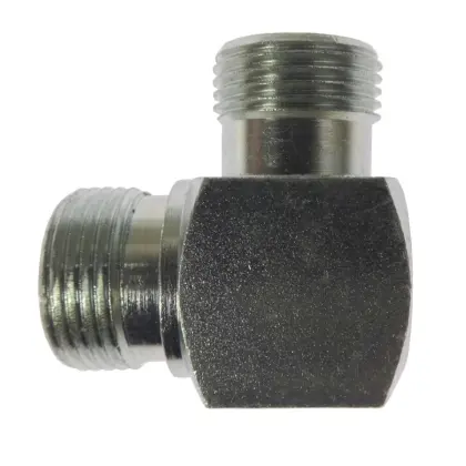 Złącze hydrauliczne kolanko 90 BB M22x1,5 - M20x1,5 15L/60 stopni stożek 38320