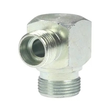 Złącze hydrauliczne kolanko 90 BB M22x1,5 - M18x1,5 15L/12L 38326
