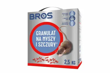 Bros granulat na myszy i szczury 2,5kg GRANULAT2,5KG