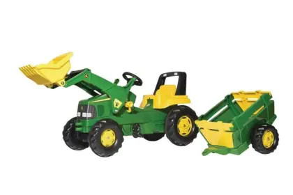 Bruder zabawka BR ciągnik John Deere z przyczepą 1993811496