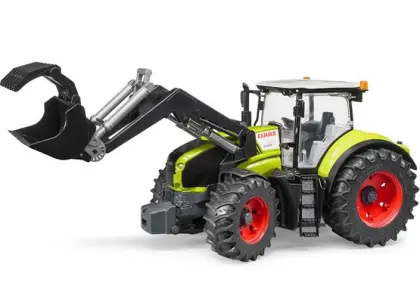 Bruder zabawka ciągnik Claas Axion 950 z ładowaczem 03013