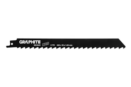 Brzeszczot do piły szablastej HCS 225x19x1,25mm kpl 2 szt GRAPHITE 56H043