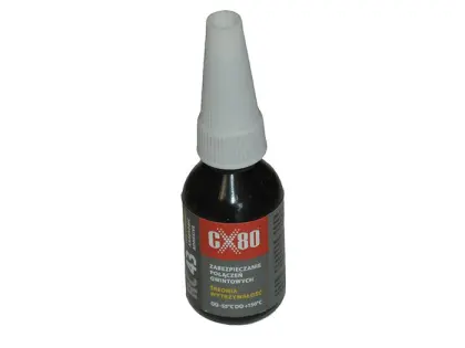 CX-80 klej RC22 nisowotryzymałe zabezpieczenie gwintów 10ml 114