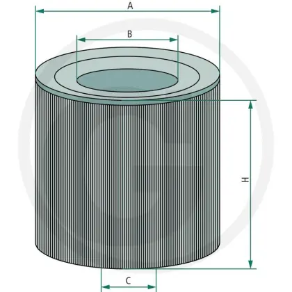 Filtr hydrauliczny HF6195