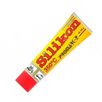 Silikon wysokotemperaturowy w tubce 40g czerwony -60 do +350C 554