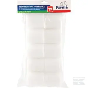 Gąbki czyszczące do rur 60x70mm 10s Kerbl 015262