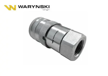 Gniazdo hydrauliczne suchoodcinające Waryński gwint wewnętrzny G1 BSP WIFR1MW-WARYŃSKI