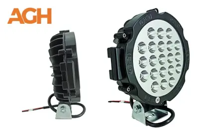 HALOGEN ROBOCZY OKRĄGŁY LED LAMPA ROBOCZA HC 63W BLACK-CZARNY