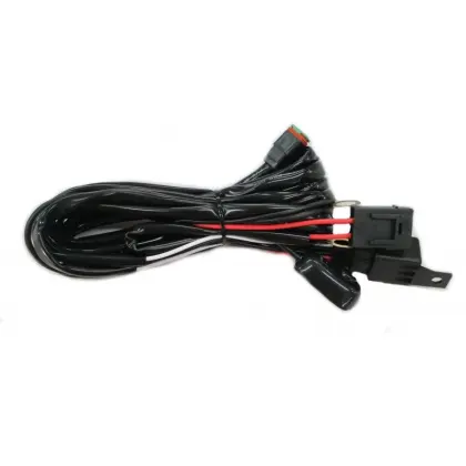 Instalacja lamp roboczych z przekaźnikiem, przełącznikiem i bezpiecznikiem 3M 12/24V MAX120W LB0062-1
