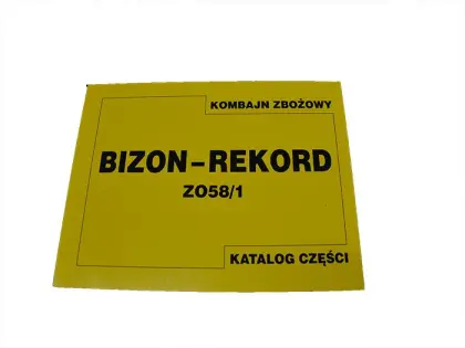Katalog części Bizon Rekord KC-5058000000