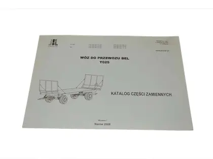 KATALOG PRZYCZEPA PRONAR T025