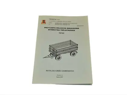 KATALOG PRZYCZEPA PRONAR T672/2