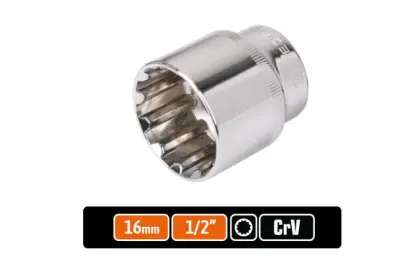 Klucz nasadowy dwunastokątny 1/2'' 16mm Teger T-W-KND109