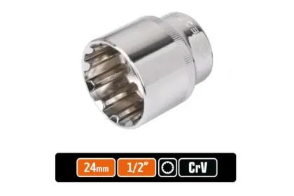 Klucz nasadowy dwunastokątny 1/2'' 24mm Teger T-W-KND117