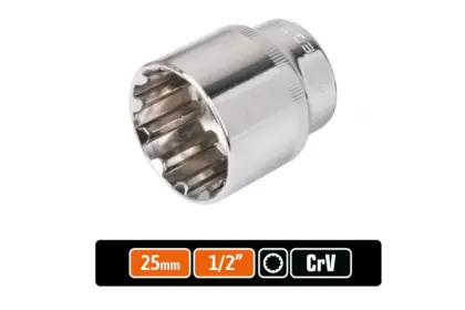 Klucz nasadowy dwunastokątny 1/2'' 25mm Teger T-W-KND118