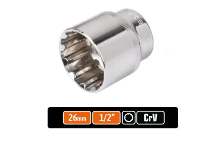 Klucz nasadowy dwunastokątny 1/2'' 26mm Teger T-W-KND119