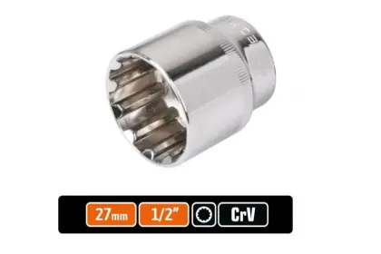 Klucz nasadowy dwunastokątny 1/2'' 27mm Teger T-W-KND120