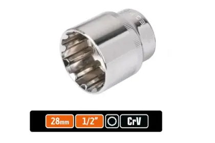 Klucz nasadowy dwunastokątny 1/2'' 28mm Teger T-W-KND121