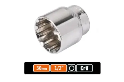KLUCZ NASADOWY DWUNASTOKĄTNY 1/2'' 30MM TEGER