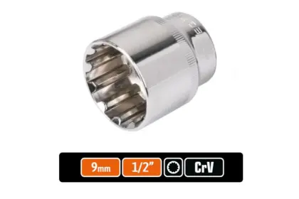 Klucz nasadowy dwunastokątny 1/2'' 9mm Teger T-W-KND102