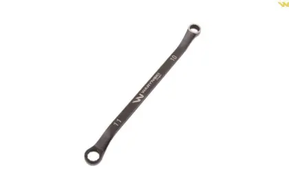 Klucz oczkowy odsadzony 10x11mm CRV standard ASME B107.9 Waryński WMK115