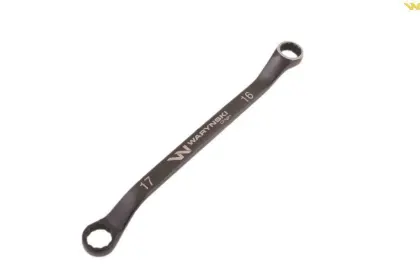 Klucz oczkowy odsadzony 16x17mm CRV standard ASME B107.9 Waryński WMK119