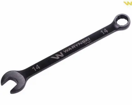 Klucz płasko-oczkowy 14mm CRV standard ASME B107-2010 Waryński WMK024-WARYŃSKI