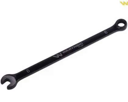 Klucz płasko-oczkowy 6mm CRV standard ASME B107-2010 WARYŃSKI WMK016-WARYŃSKI