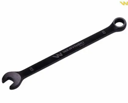 Klucz płasko-oczkowy 8mm CRV standard ASME B107-2010 Waryński WMK018-WARYŃSKI