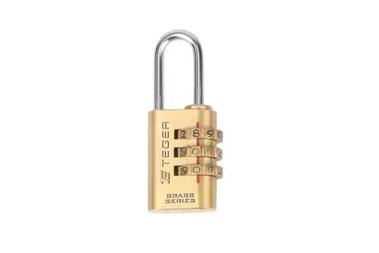 Kłódka mosiężna 20mm zamek szyfrowy/teger T-W-NWK004
