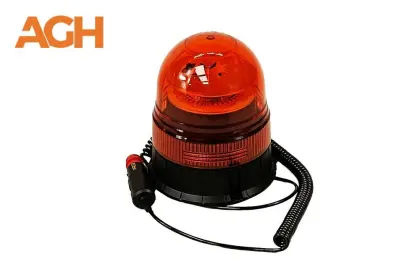 KOGUT LED LAMPA OSTRZEGAWCZA BŁYSKOWA 12-24V MAGNES PRZYSSAWKA LUB ŚRUBKI ZAMIENNIK AGH809HF