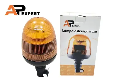 KOGUT LED LAMPA OSTRZEGAWCZA BŁYSKOWA 12-24V UCHWYT MIĘKKI