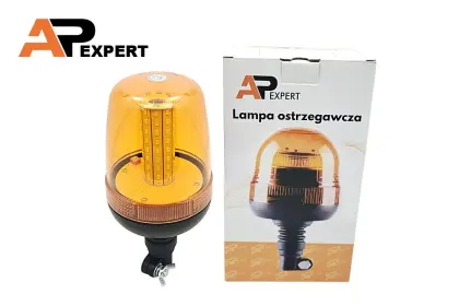 KOGUT LED LAMPA OSTRZEGAWCZA BŁYSKOWA 12-24V UCHWYT MIĘKKI
