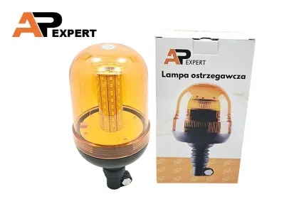 KOGUT LED LAMPA OSTRZEGAWCZA BŁYSKOWA 12-24V UCHWYT MIĘKKI ZAMIENNIK AGH803AB